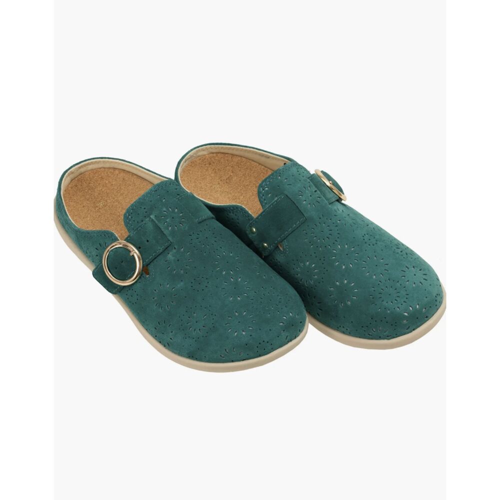 Revitalign Women's Siesta Eclipse Slide Sandals Deep Teal Size 9.5 Orthotic
